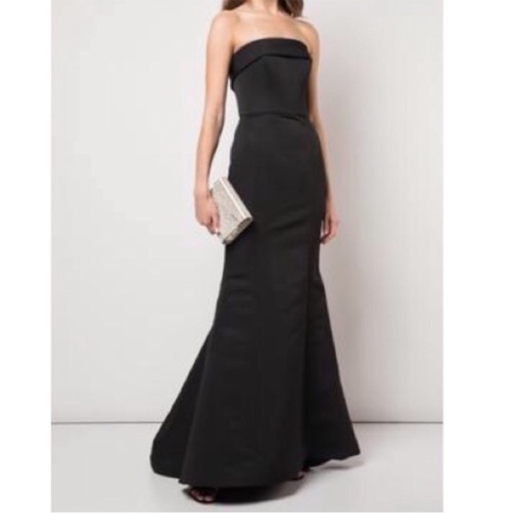 Amsale Jaylin Dress in Black